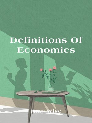 cover image of Definitions of Economics